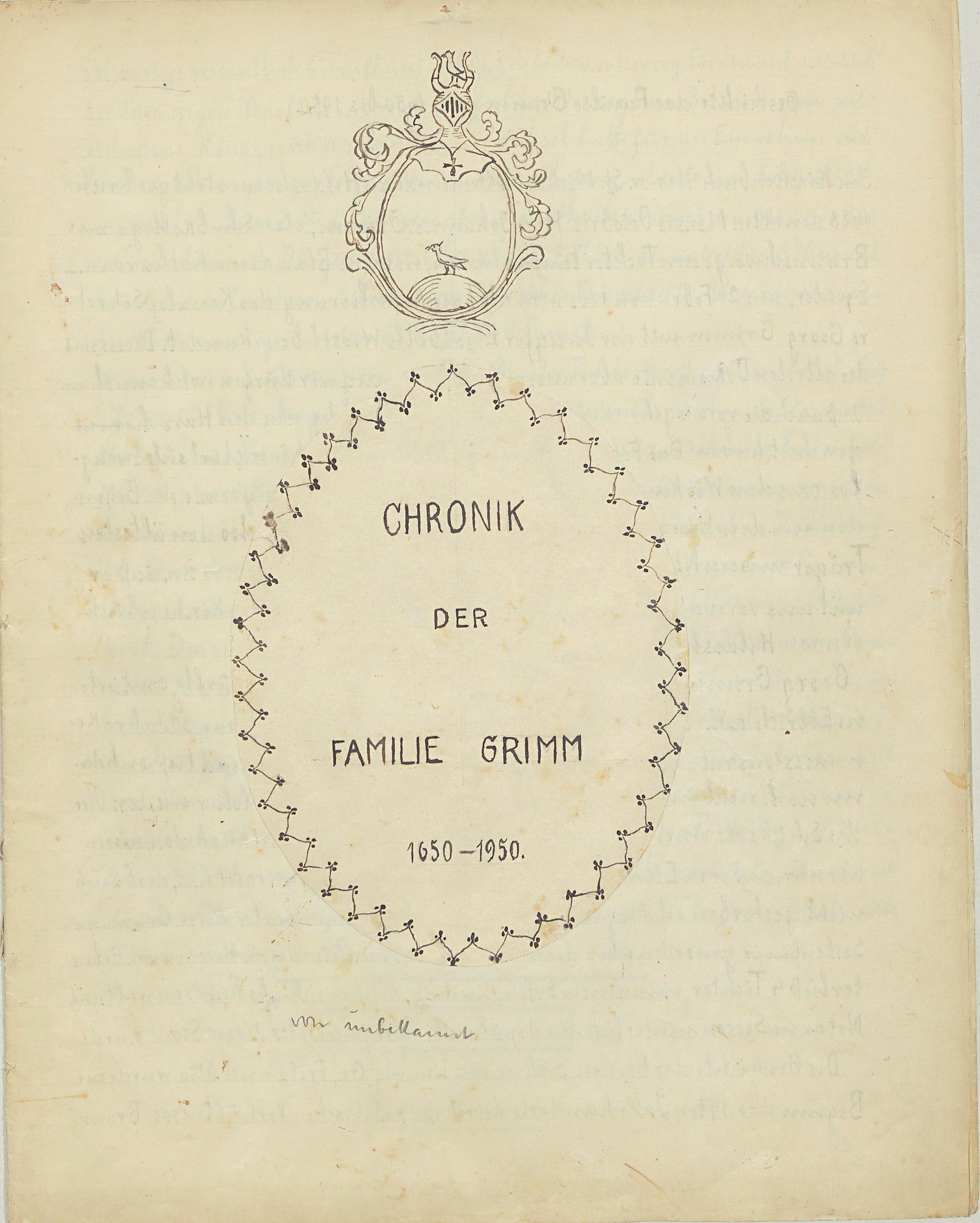 Chronik der Familie