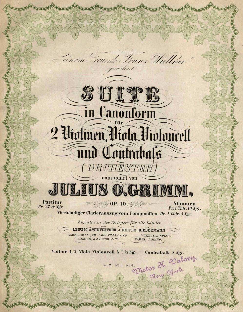 Titelblatt op. 10